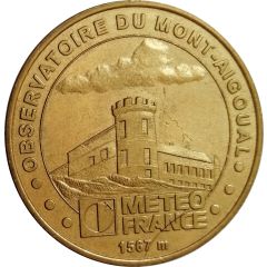 Monnaie de Paris Tourist Token - Observatoire du Mont Aigoual Meteo France