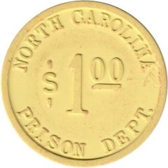 1 Dollar - North Carolina Prison Dept.