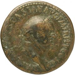 Sestertius - Vespasian PAX AVGVSTI S C, Pax