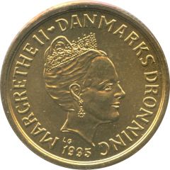 20 Kroner - Margrethe II 3rd portrait, Prince Joachims Wedding