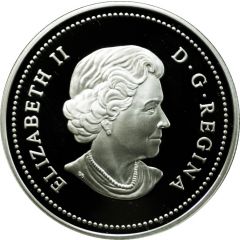 1 Dollar - Elizabeth II Canadian Flag