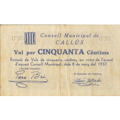50 Céntimos Callús