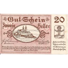 20 Heller Maria-Taferl