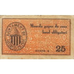 25 Céntimos Llevantí de Mar