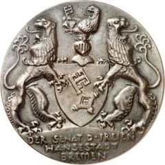 Award medal for rescue from danger Bremen