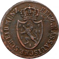 1/4 Kreuzer - Frederick William and Frederick August Joint Coinage