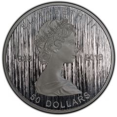 50 Dollars - Elizabeth II 5 oz. Silver Maple Leaf