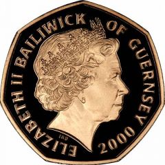 50 Pence - Elizabeth II 60th Anniversary - Battle of Britain, Gold Proof