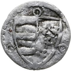 Denier poznański - Louis I of Hungary Poznań mint