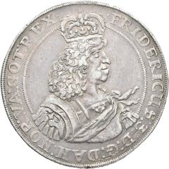 2 Speciedaler - Frederik III Type XV