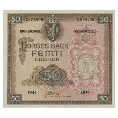 50 Kroner - Haakon VII Government in exile, war notes