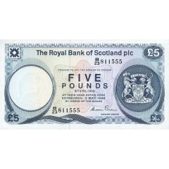 5 Pounds Royal Bank of Scotland