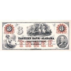 3 Dollars Eastern Bank of Alabama