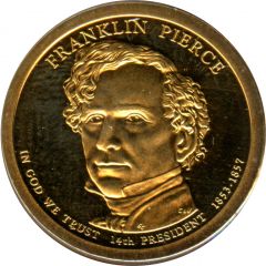 1 Dollar Franklin Pierce