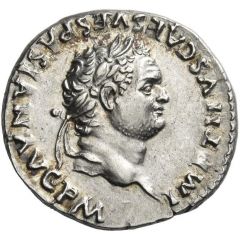 Denarius - Titus TR P VIIII IMP XV COS VII P P