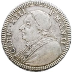 Double Giulio - Clement XIII Bust