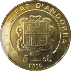 5 Cèntims Pope Benedictus XVI