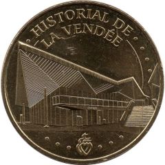 Jeton touristique - Monnaie de Paris - Historial de la Vendée - La Façade