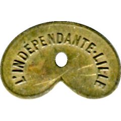 Demi-Jeton L'indépendante Lille [59]