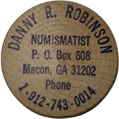 1 Dollar - Danny R. Robinson Macon, Georgia