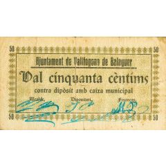 50 Céntimos Vallfogona de Balaguer