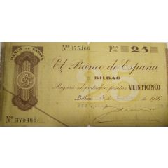 25 Pesetas Banco de España - Bilbao