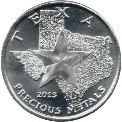 1 oz Silver Texas Silver Round - Cowboy