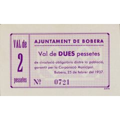 2 Pesetas Bobera
