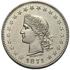 20 Rappen Durussel pattern, nickel