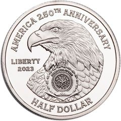 1/2 Dollar - Charles III Boston Tea Party
