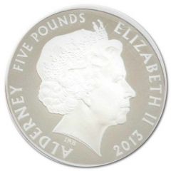 5 Pounds - Elizabeth II Poppy, We Will Remember Them, Silver Proof Issue