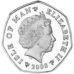 50 Pence - Elizabeth II Christmas 2008, Silver Proof