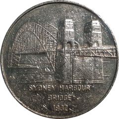 Token - TNT Darling Harbour Monorail - Sydney Harbour Bridge 1932 Transit Token