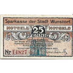 25 Pfennig Sparkasse