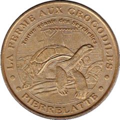 Monnaie de Paris Tourist Token - Pierrelatte La ferme aux Crocodiles - Tortue géante des Seychelles