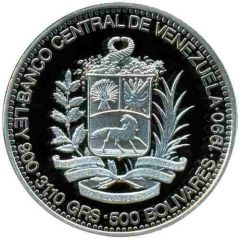 500 Bolivares Jose Antonio Paez