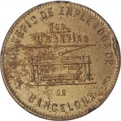 10 Centimos - Tranvias de Barcelona