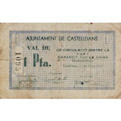 1 Peseta Castelldans