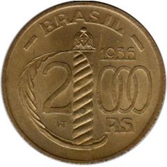 2000 Réis round type