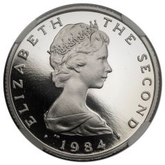 1 Pound - Elizabeth II Castletown, Platinum Proof