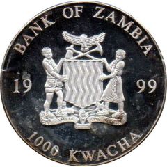 1000 Kwacha 20€ Note - obverse