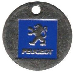 Jeton de chariot - Peugeot