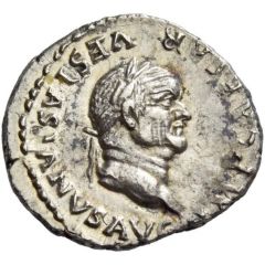 Quinarius - Vespasian VICTORIA AVGVSTI, Victory