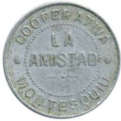 1 Peseta - Cooperativa La Amistad de Montesquiu