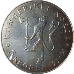 5 Kroner - Olav V National Bank
