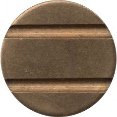 Blank Token with 2 grooves, 23 mm