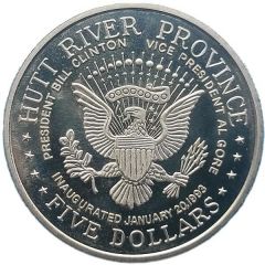 5 Dollars - Leonard I Inauguration of Bill Clinton