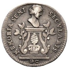 1/2 Ducat Silver pattern strike