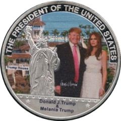 Medal - Donald Trump and Melania Trump