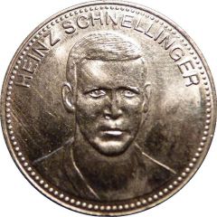 Shell Token - Fußball-WM 1970 Mexico Heinz Schnellinger